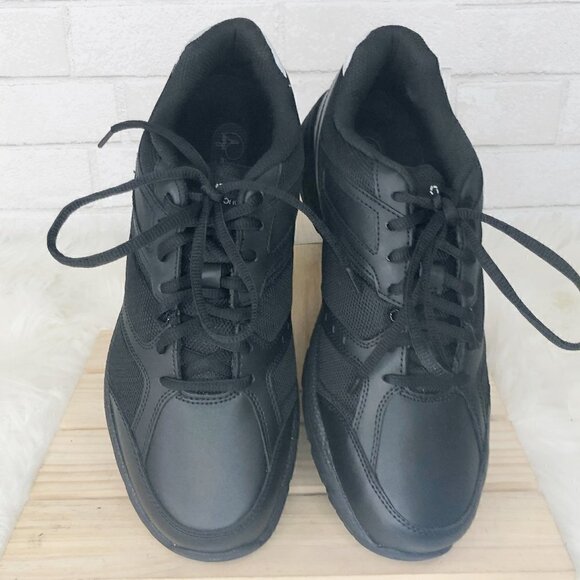 George Foreman Spiro Footworks Leather Black Sneaker Men's Size 11 Wide NWT - Picture 4 of 6